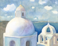 Oia Santorini - by DeAna DiGioia